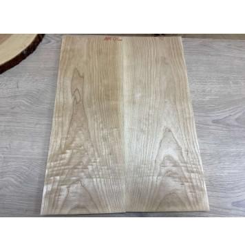 Ясень Белый Волнистый заготовка на топ Смешанный ААА Волна А 20х170х460 мм - 2шт. (книжкой)-3