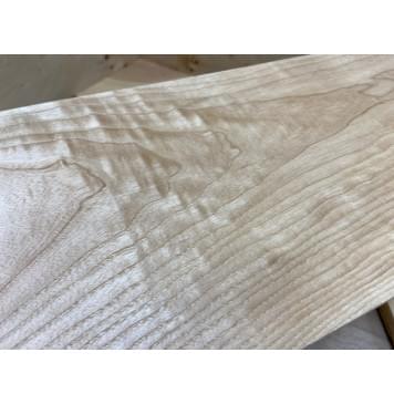 Ясень Белый Волнистый заготовка на топ Смешанный ААА Волна А 20х170х460 мм - 2шт. (книжкой)-1