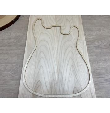 Клён Белый заготовка на топ Тангент АА 8х175х540 мм - 2шт.(книжкой)-3