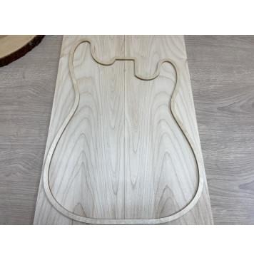 Клён Белый заготовка на топ Тангент АА 8х175х540 мм - 2шт.(книжкой)-1