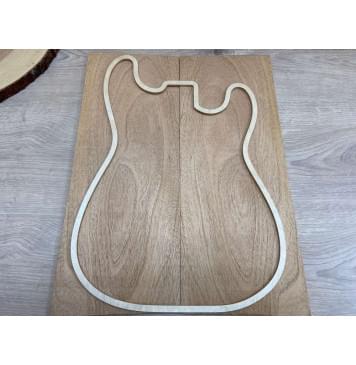 Махагон Гондурасский заготовка на топ Тангент ААА 10х190х490 мм - 2 шт. (книжкой)-2