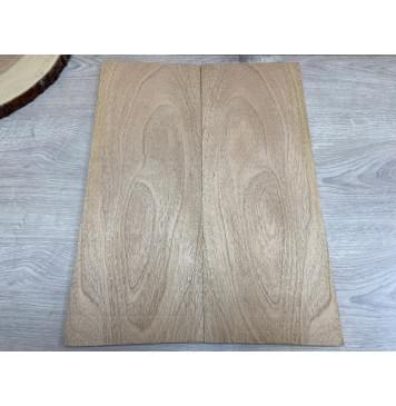 Махагон Гондурасский заготовка на топ Тангент ААА 10х190х490 мм - 2 шт. (книжкой)-3