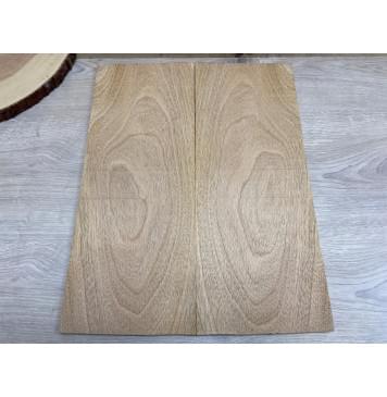 Махагон Гондурасский заготовка на топ Тангент ААА 8,5х190х490 мм - 2 шт. (книжкой)-3