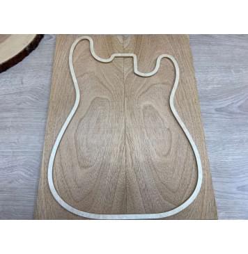 Махагон Гондурасский заготовка на топ Тангент ААА 8,5х190х490 мм - 2 шт. (книжкой)-2