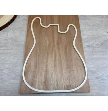 Махагон Кая заготовка на топ Смешанный ААА 11х172х520 мм - 2шт. (книжкой)-0