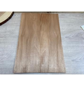 Махагон Кая заготовка на топ Смешанный ААА 11х172х520 мм - 2шт. (книжкой)-3