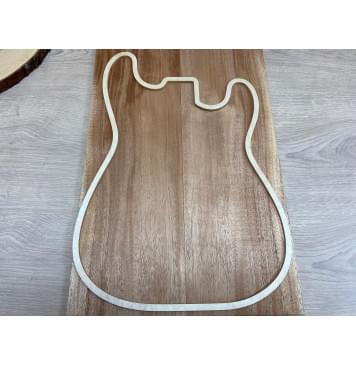 Махагон Кая заготовка на топ Смешанный ААА 12х170х520 мм - 2шт. (книжкой)-1