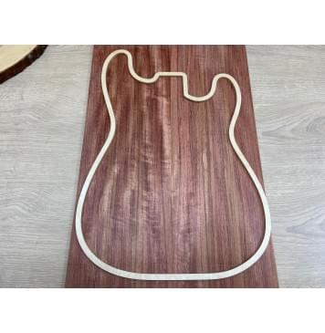 Бубинго заготовка на топ Радиал ААА 6,5х170х530 мм - 2шт. (книжкой)-3