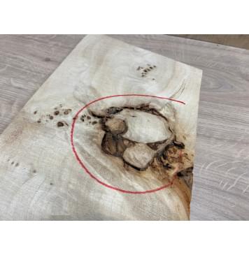 Тополь Кап заготовки на топ Смешанный А 10х175х550мм - 2шт. (книжкой)-2