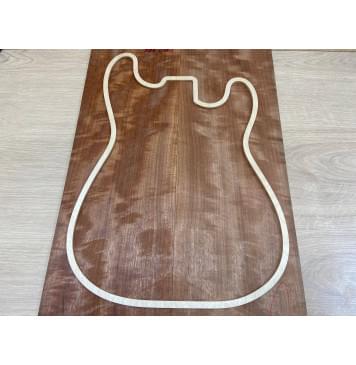 Макоре Пламя заготовка на топ Радиал АА 7х185х550 мм - 2 шт. (книжкой)-2