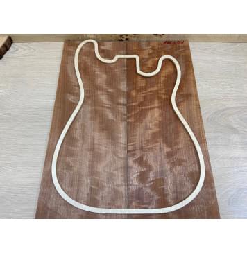 Макоре Пламя заготовка на топ Радиал АА 7х185х550 мм - 2 шт. (книжкой)-4