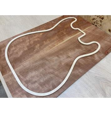 Макоре Пламя заготовка на топ Радиал АА 7х185х550 мм - 2 шт. (книжкой)-0