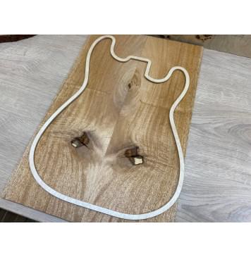 Махагон Гондурасский заготовка на топ Смешанный А 8х171х540 мм - 2 шт. (книжкой)-0