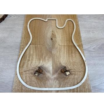 Махагон Гондурасский заготовка на топ Смешанный А 8х171х540 мм - 2 шт. (книжкой)-5