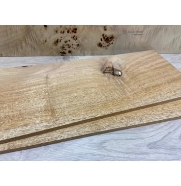 Махагон Гондурасский заготовка на топ Смешанный А 8х171х540 мм - 2 шт. (книжкой)-2