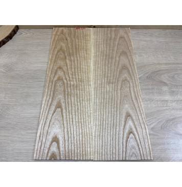 Ясень Белый Волнистый заготовка на топ Волна ААА Смешанный ААА 7х175х545 мм - 2шт. (книжкой)-0