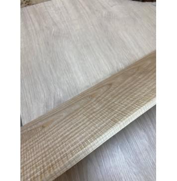 Ясень Белый Волнистый заготовка на топ Волна ААА Смешанный ААА 7х175х545 мм - 2шт. (книжкой)-5