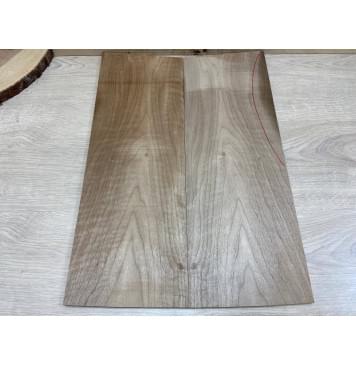 Орех Грецкий Волнистый заготовка на топ Тангент А Волна А 9х183х515 мм - 2 шт. (книжкой)-3