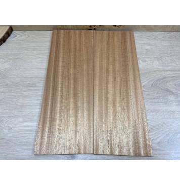 Махагон Кая заготовка на топ Радиал ААА 8х170х480 мм - 2 шт. (книжкой)-3