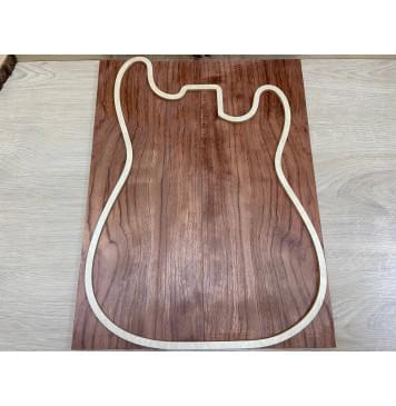 Бубинго заготовка на топ Смешанный ААА 8х177х470 мм - 2шт. (книжкой)-1