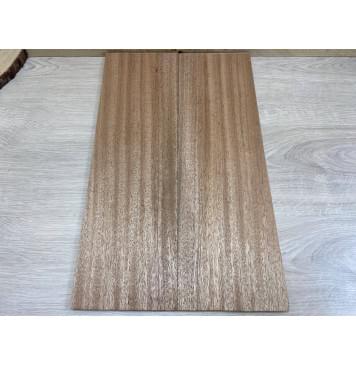 Махагон Кая заготовка на топ Радиал АА 12х163х525 мм - 2шт. (книжкой)-1