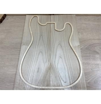 Клён Белый заготовка на топ Смешанный АА 9х180х540мм - 2шт. (книжкой)-1