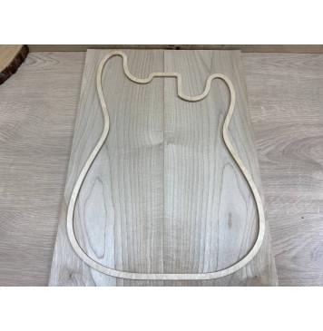 Клён Белый заготовка на топ Смешанный АА 9х180х540мм - 2шт. (книжкой)-3