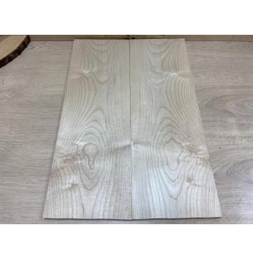 Клён Белый заготовка на топ Тангент А 10х185х540 мм - 2 шт (книжкой)-1