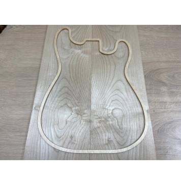 Клён Белый заготовка на топ Тангент А 10х185х540 мм - 2 шт (книжкой)-2