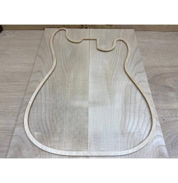 Клён Белый заготовка на топ Смешанный ААА 10х180х560 мм - 2шт. (книжкой)-3