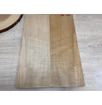 Ясень Оливковый Волнистый заготовка на Топ Смешанный АА Волна А 15х175х500 мм - 2шт. (книжкой)-0