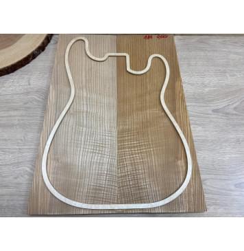 Ясень Оливковый Волнистый заготовка на Топ Смешанный АА Волна А 15х175х500 мм - 2шт. (книжкой)-6