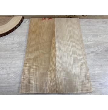 Ясень Оливковый Волнистый заготовка на Топ Смешанный АА Волна А 15х175х500 мм - 2шт. (книжкой)-2