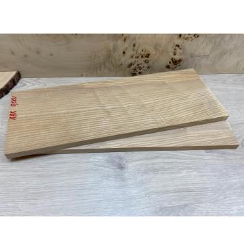 Ясень Оливковый Волнистый заготовка на Топ Смешанный АА Волна А 15х175х500 мм - 2шт. (книжкой)-1