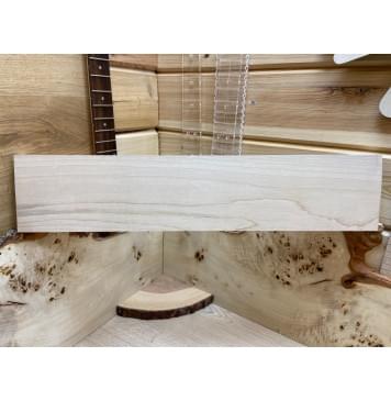 Клён Белый заготовка грифа для Безголовой гитары Тангент АА 27х123х590 мм-4