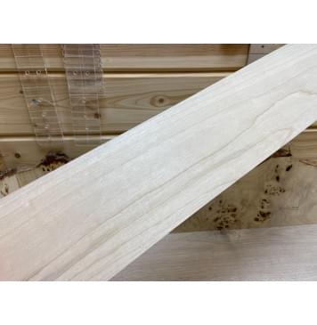 Клён Белый заготовка грифа для Безголовой гитары Тангент АА 27х123х590 мм-3