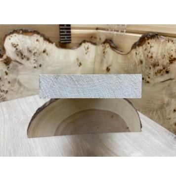 Клён Белый заготовка грифа для Безголовой гитары Тангент АА 27х123х590 мм-1