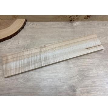 Клён Белый Явор, Волнистый заготовка грифа для Безголовой гитары Радиал А Волна ААА 27х126х610 мм-1