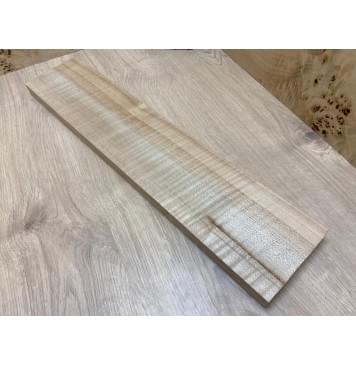 Клён Белый Явор, Волнистый заготовка грифа для Безголовой гитары Радиал А Волна ААА 27х126х610 мм-2