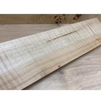 Клён Белый Явор, Волнистый заготовка грифа для Безголовой гитары Радиал А Волна ААА 27х126х610 мм-5