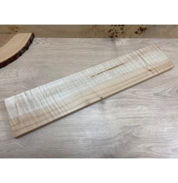 Клён Белый Явор, Волнистый заготовка грифа для Безголовой гитары Радиал А Волна ААА 27х126х610 мм-7