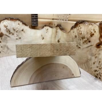 Клён Белый Явор, Волнистый заготовка грифа для Безголовой гитары Радиал А Волна ААА 27х126х610 мм-9