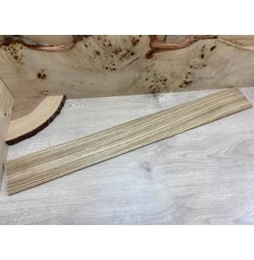 Зебрано заготовка накладки для бас-гитары Радиал АА 8х100х860 мм-2