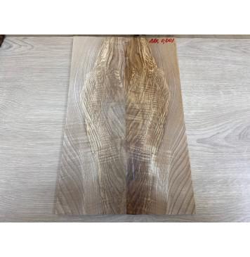 Ясень Оливковый заготовка на Топ для Тревел гитары Смешанный ААА 6х130х400 мм 2шт (книжкой)-2