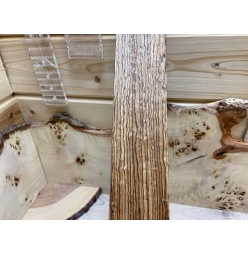 Зебрано "Птичий Глаз" заготовка накладки  для электрогитары Радиал АА 10х62х525 мм-0