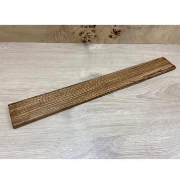 Зебрано "Птичий Глаз" заготовка накладки  для электрогитары Радиал АА 10х62х525 мм-3