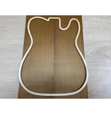 Клён Белый (Печёный) заготовка на топ Радиал АА 3х162х505 мм - 2 шт. (книжкой)-1