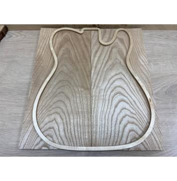 Ясень Белый заготовка на топ Тангент АА 13х185х415 мм - 2 шт. (книжкой)-3