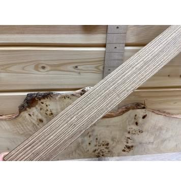 Зебрано заготовка накладки для электрогитары Радиал АА 9х60х550 мм-1