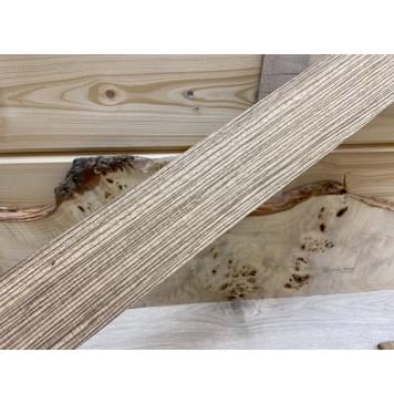 Зебрано заготовка накладки  для электрогитары Радиал АА 8х70х550 мм-0